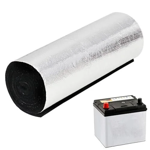 Battery Insulation Kit, Car Battery Insulation Blanket ,Car Battery Wrap for Cold Weather, &zwnj;Preserve Against Radiant Heat, Acid Neutralization, and Easy Installation, 40"x7" (Thickness 3mm, 1)