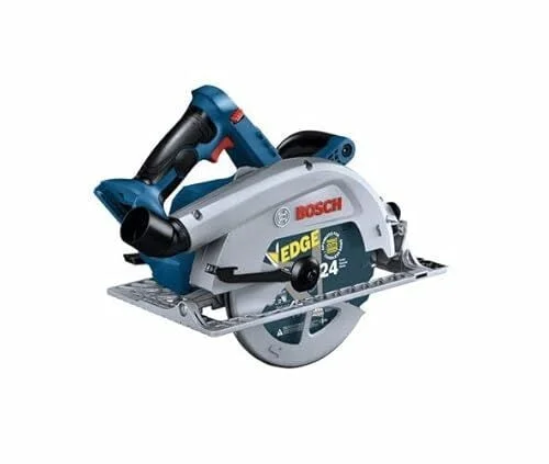 BOSCH GKS18V-25GN PROFACTOR&trade; 18V 7-1/4" Circular Saw with Track Compatibility - BITURBO Brushless Technology, ECO Mode, One-Touch Depth Adjustment, 0-50&deg; Bevel Range, Ergonomic Handle (Bare Tool)