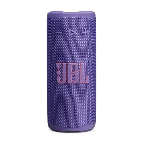 JBL Grip - Compact Bluetooth Speaker with Bold JBL Pro Sound and Ambient Light, up to 14 Hours of Playtime, Water, Dust and Drop-Proof (IP68), & Multi-Speaker Connection with Auracast&trade; (Purple)