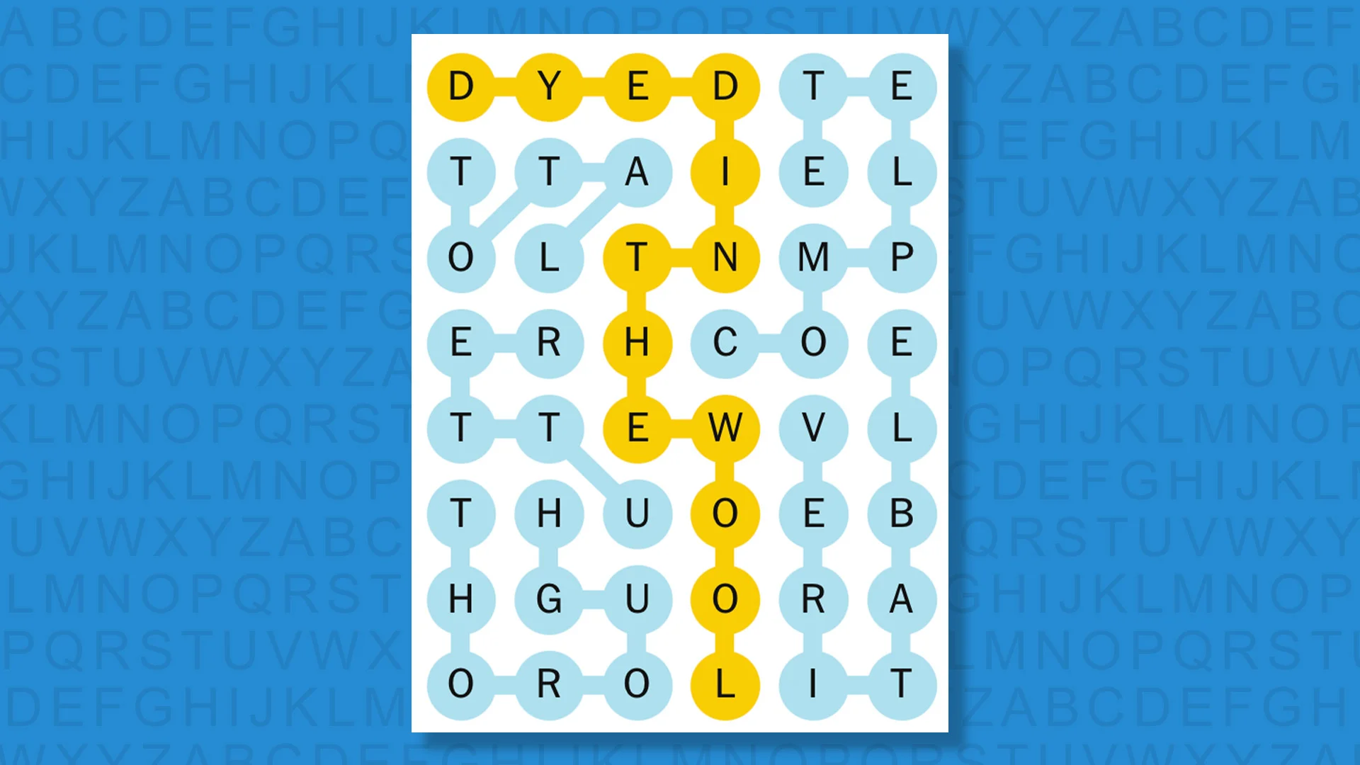 NYT Strands answers for game 739 on a blue background