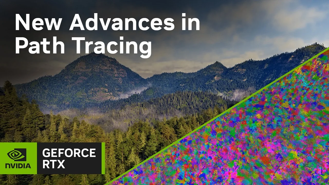 Advances in Path Tracing: New NVIDIA RTX Mega Geometry Foliage System - YouTube