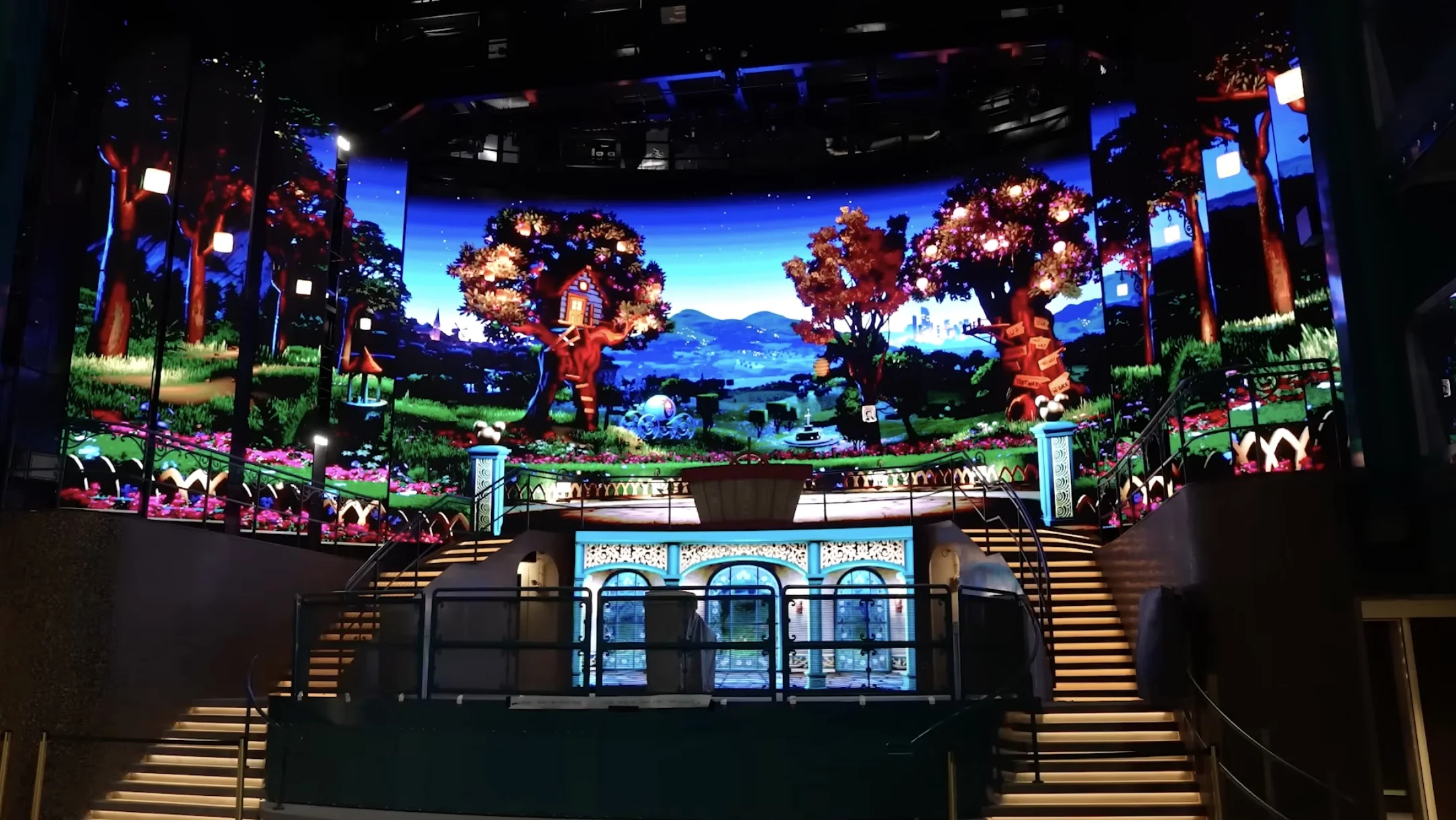 Garden Stage in the Imagination Garden aboard the Disney Adventure