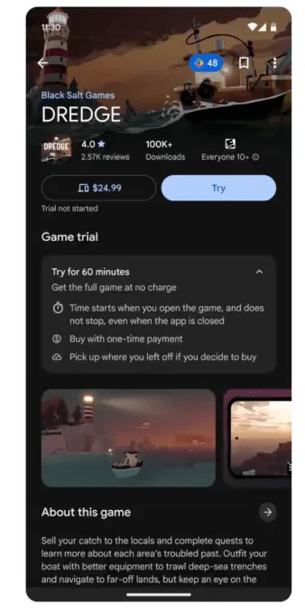 Google Play is adding new paid and PC games, game trials, community posts, and more